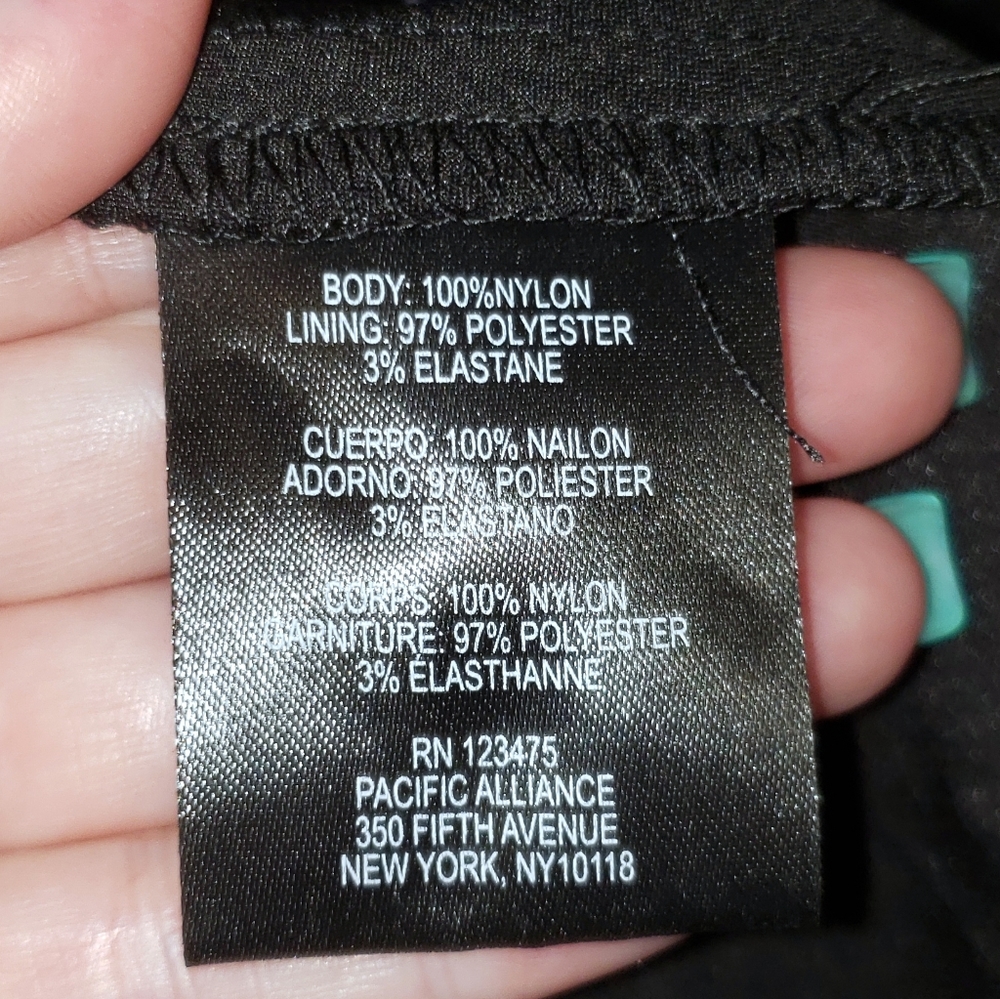 NEW! Tahari ASL black high/low embroidered dress - Picture 11 of 13